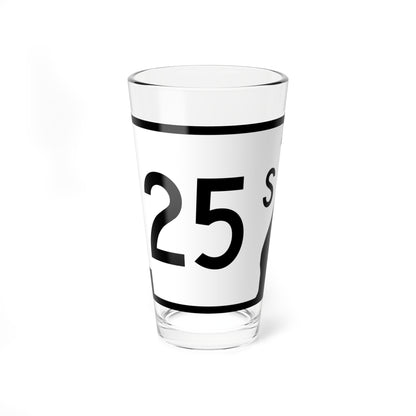 Arkansas 25S (Arkansas) (Road Sign) Pint Glass 16oz