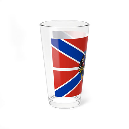 Russia fortress flag 1913 (Estonia) Pint Glass 16oz