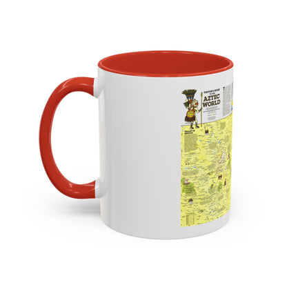 Central America - The Aztec World (1980) (Map) Accent Coffee Mug