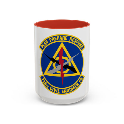 788 Civil Engineer Squadron AFMC (U.S. Air Force) Accent Coffee Mug