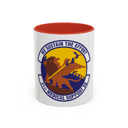 31st Medical Support Squadron (U.S. Air Force) Accent Coffee Mug