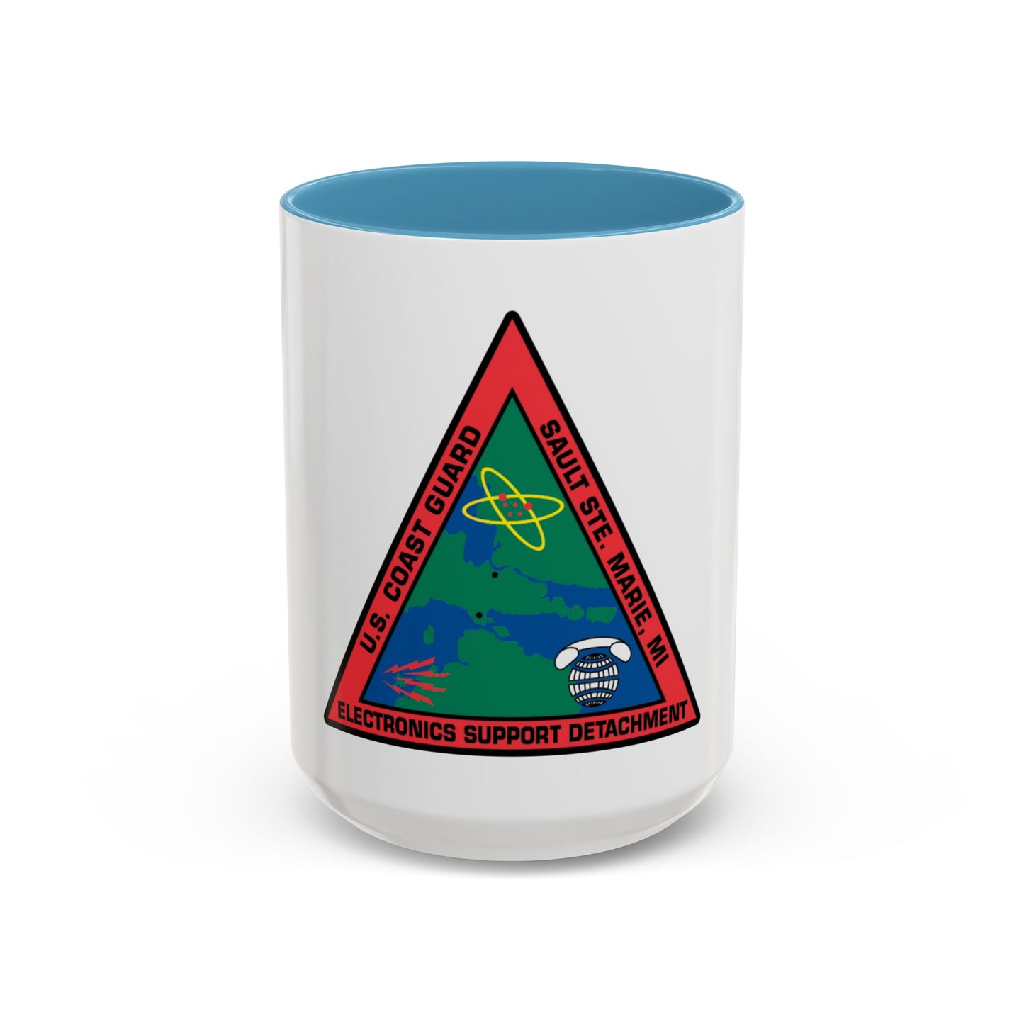 USCG ESD Sault SteMarie MI (U.S. Coast Guard) Accent Coffee Mug