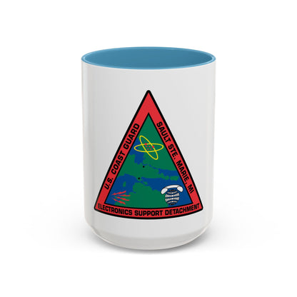 USCG ESD Sault SteMarie MI (U.S. Coast Guard) Accent Coffee Mug