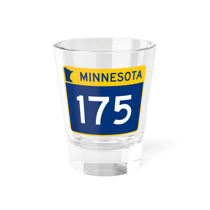 MN-175 wide (Minnesota) (Road Sign) Shot Glass 1.5oz