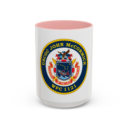 USS John McCormick WPC 1121 (U.S. Coast Guard) Accent Coffee Mug