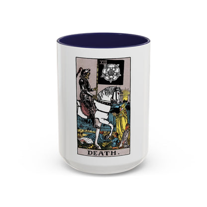 Death (Tarot Card) Accent Coffee Mug