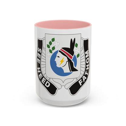 635 Military Intelligence Battalion (U.S. Army) Accent Coffee Mug