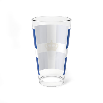 Hellenic Kingdom Flag 1935 (Greece) Pint Glass 16oz