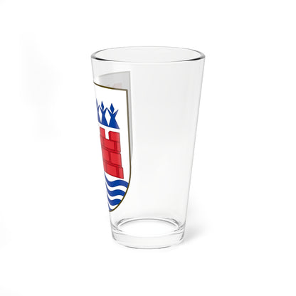 Coat of arms of Vordingborg (Denmark) (Coat of Arms) Pint Glass 16oz