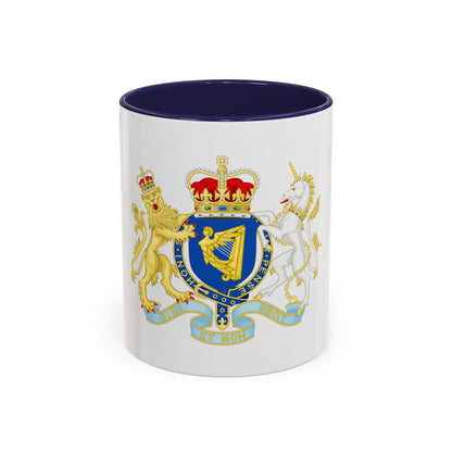 Coat of Arms of The Kingdom Ireland - Accent Coffee Mug