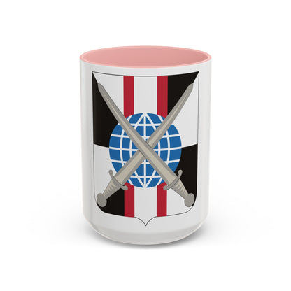 527 Military Intelligence Battalion 2 (U.S. Army) Accent Coffee Mug