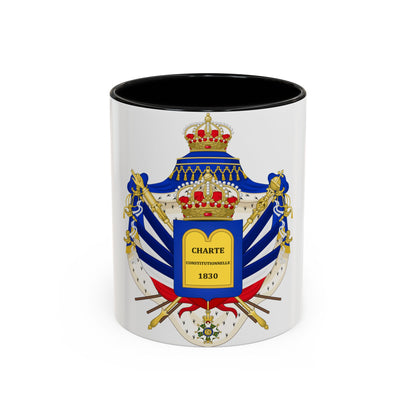 Coat of Arms of the July Monarchy (1831-48) - Accent Coffee Mug