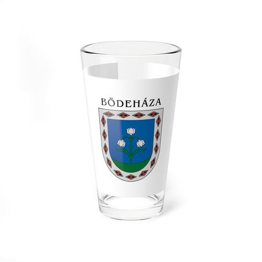 Flag of Bodehaza (Hungary) Pint Glass 16oz
