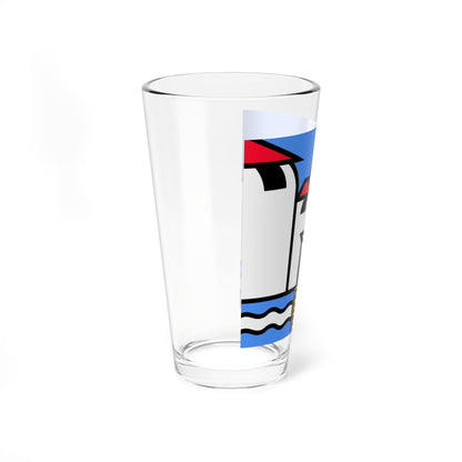 CHE Rennweg ZH Flag (Switzerland) Pint Glass 16oz