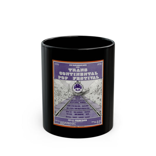 The Band 1970 (Music Poster) Black Coffee Mug