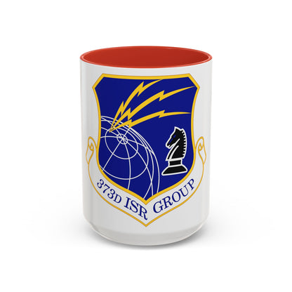 373 Intelligence Surveillance and Reconnaissance Group AFISRA (U.S. Air Force) Accent Coffee Mug
