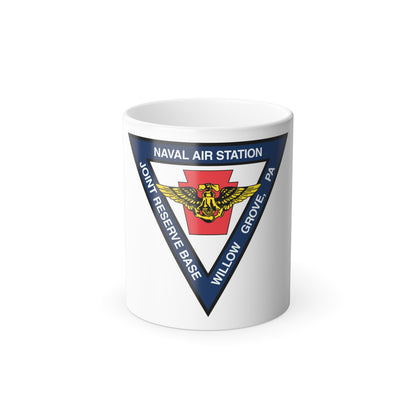 NAS Willow Grove Joint Reserve Base JRB (U.S. Navy) Color Changing Mug 11oz