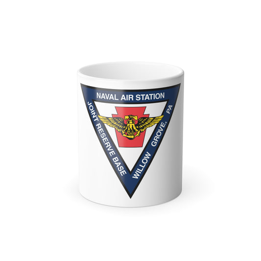 NAS Willow Grove Joint Reserve Base JRB (U.S. Navy) Color Changing Mug 11oz