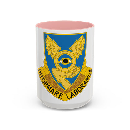 1st Military Intelligence Battalion (U.S. Army) Accent Coffee Mug