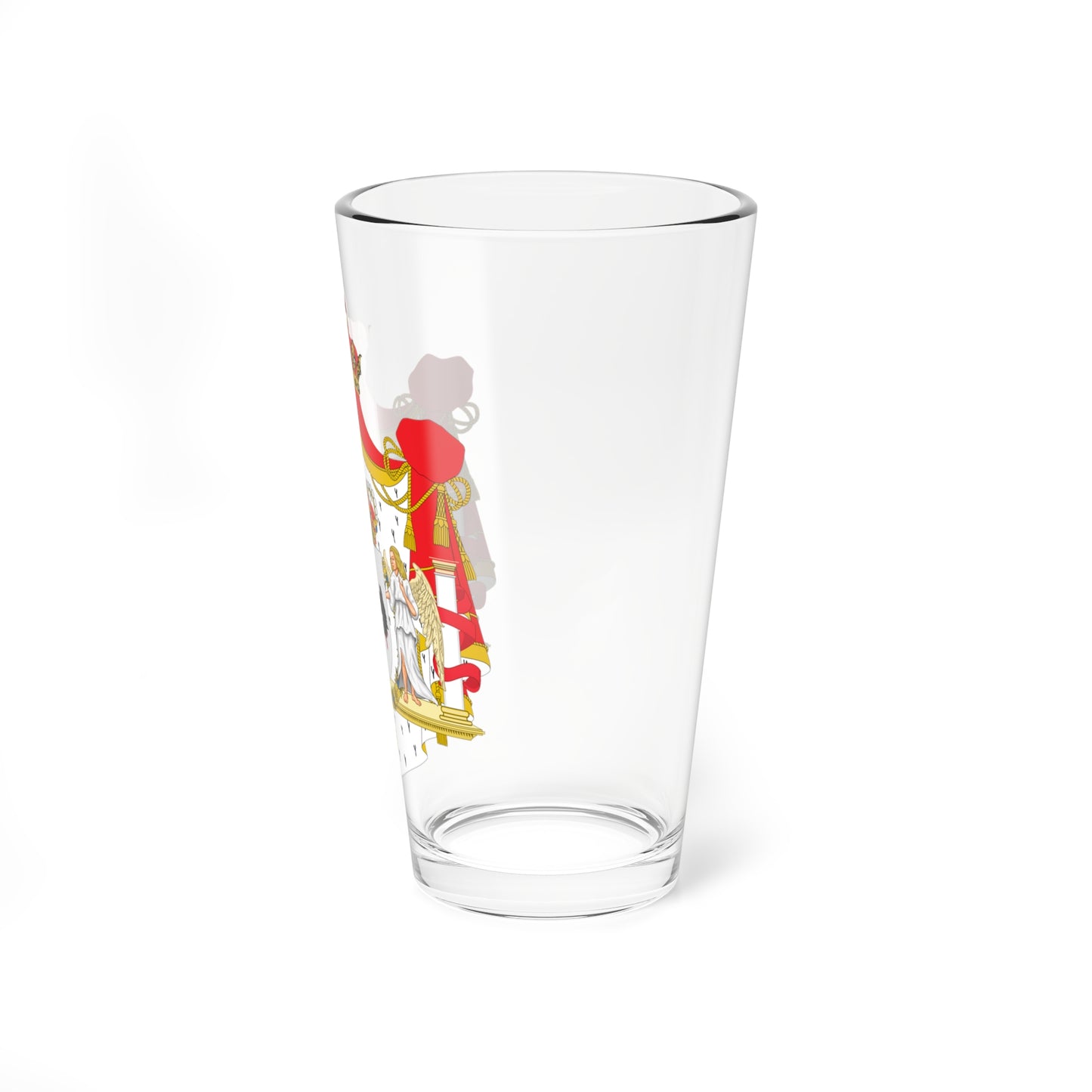 Escudo Casa de Osorio de Moscoso como grandes de España (Portugal) (Coat of Arms) Pint Glass 16oz
