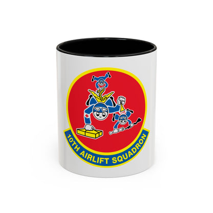 10th Airlift Squadron (U.S. Air Force) Accent Coffee Mug
