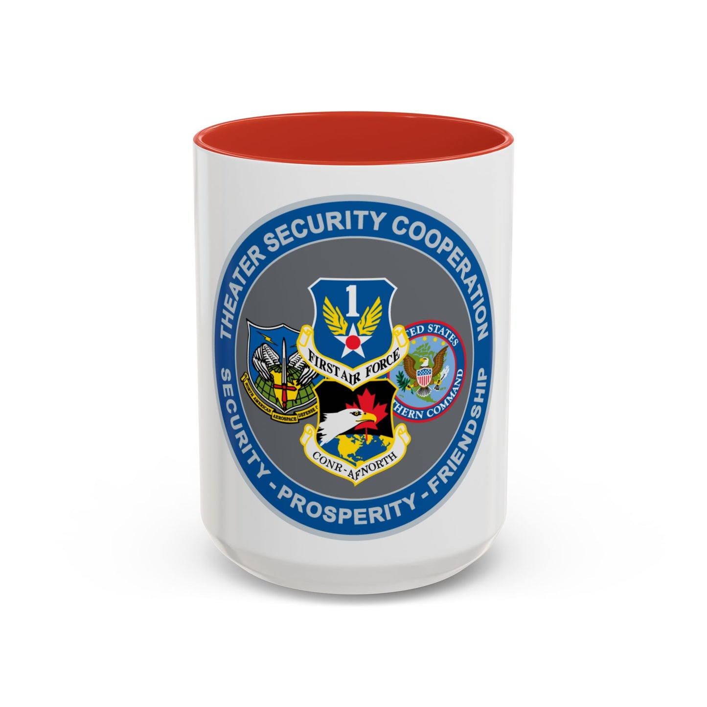 AF North TSC Theater Security Cooperation (U.S. Air Force) Accent Coffee Mug