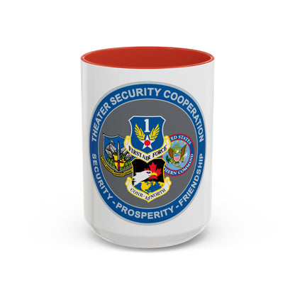 AF North TSC Theater Security Cooperation (U.S. Air Force) Accent Coffee Mug