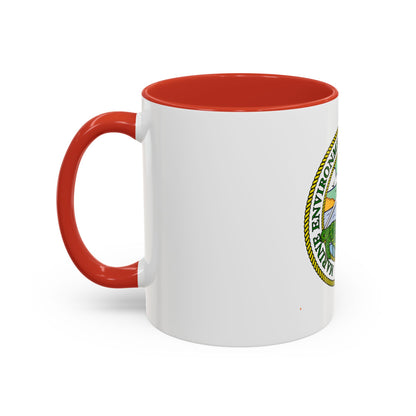 USCG Marine Environmental Resp Policy (U.S. Coast Guard) Accent Coffee Mug