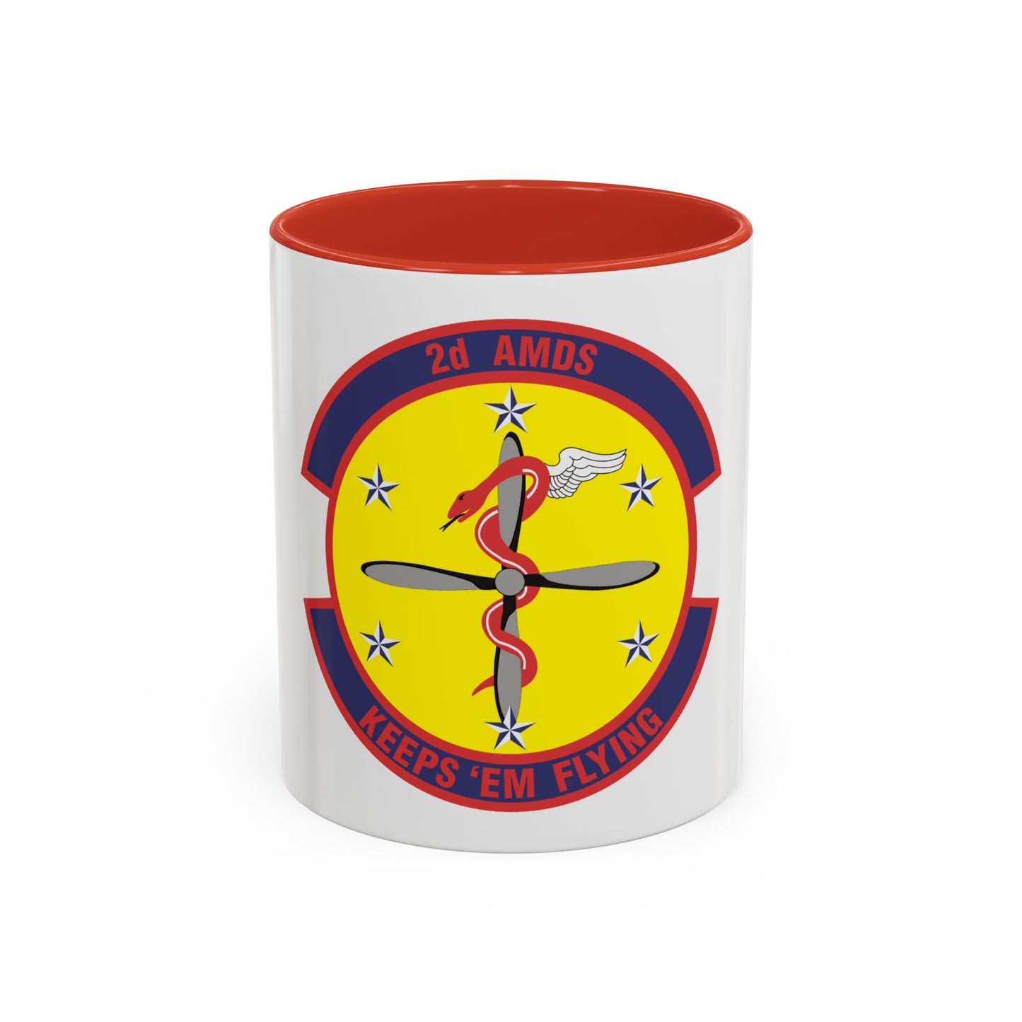 2d Aerospace Medical Squadron (U.S. Air Force) Accent Coffee Mug