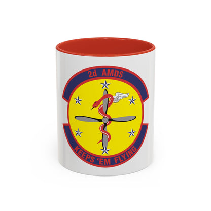 2d Aerospace Medical Squadron (U.S. Air Force) Accent Coffee Mug