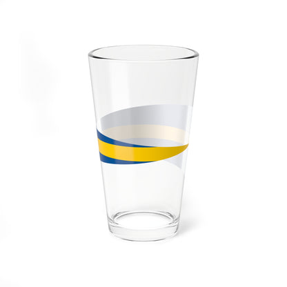 Naval Rank Flag of Sweden - Aldste chef (Sweden) Pint Glass 16oz