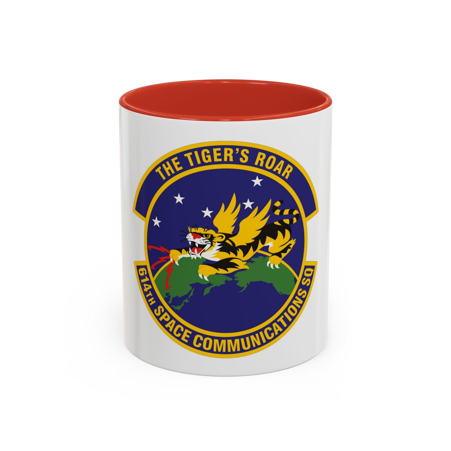 614th Space Communications Squadron (U.S. Air Force) Accent Coffee Mug