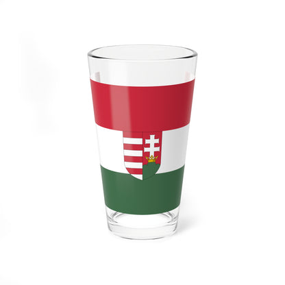 Flag of Hungary 1918-1919 1946-1949 3-2 aspect ratio alternative (Hungary) Pint Glass 16oz