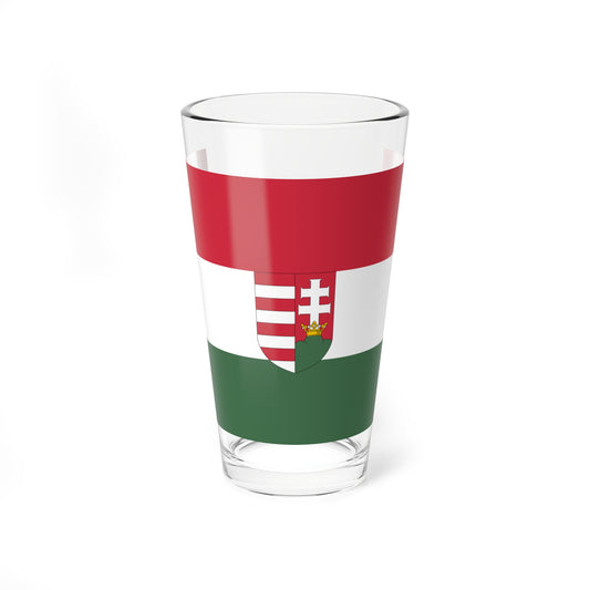 Flag of Hungary 1918-1919 1946-1949 3-2 aspect ratio alternative (Hungary) Pint Glass 16oz