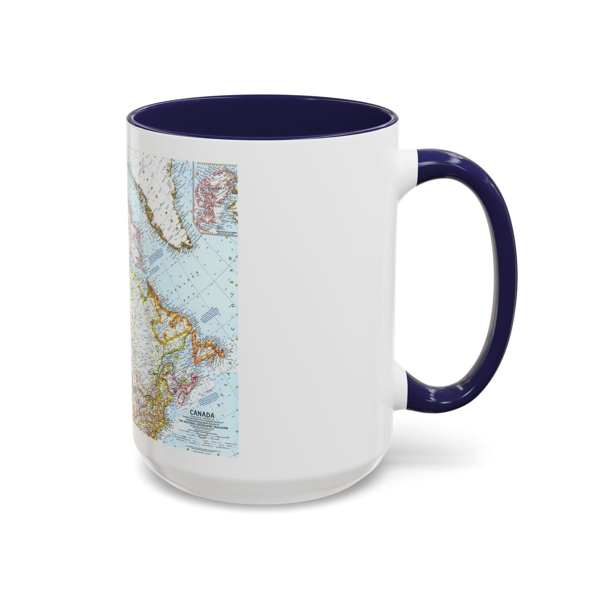Canada (1961) (Map) Accent Coffee Mug
