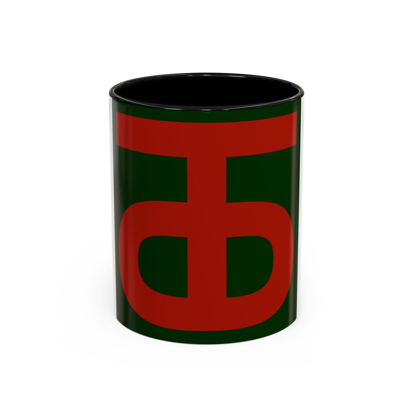 Tasse à café avec patch de la 90e division d'infanterie (armée américaine)