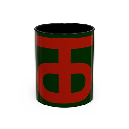 Tasse à café avec patch de la 90e division d'infanterie (armée américaine)