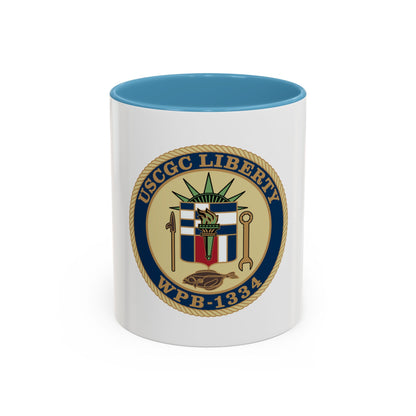 USCGC Liberty WPB 1334 (U.S. Coast Guard) Accent Coffee Mug