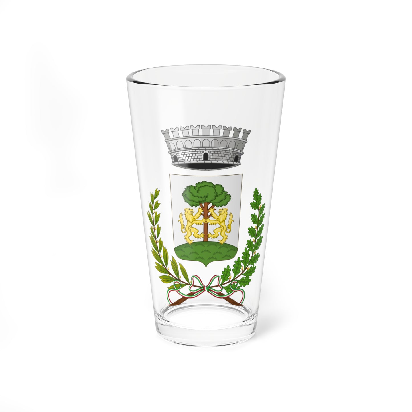Valle dellAngelo-Stemma (Italy) (Coat of Arms) Pint Glass 16oz