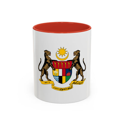 Coat of arms of the Federation of Malaya - Accent Coffee Mug