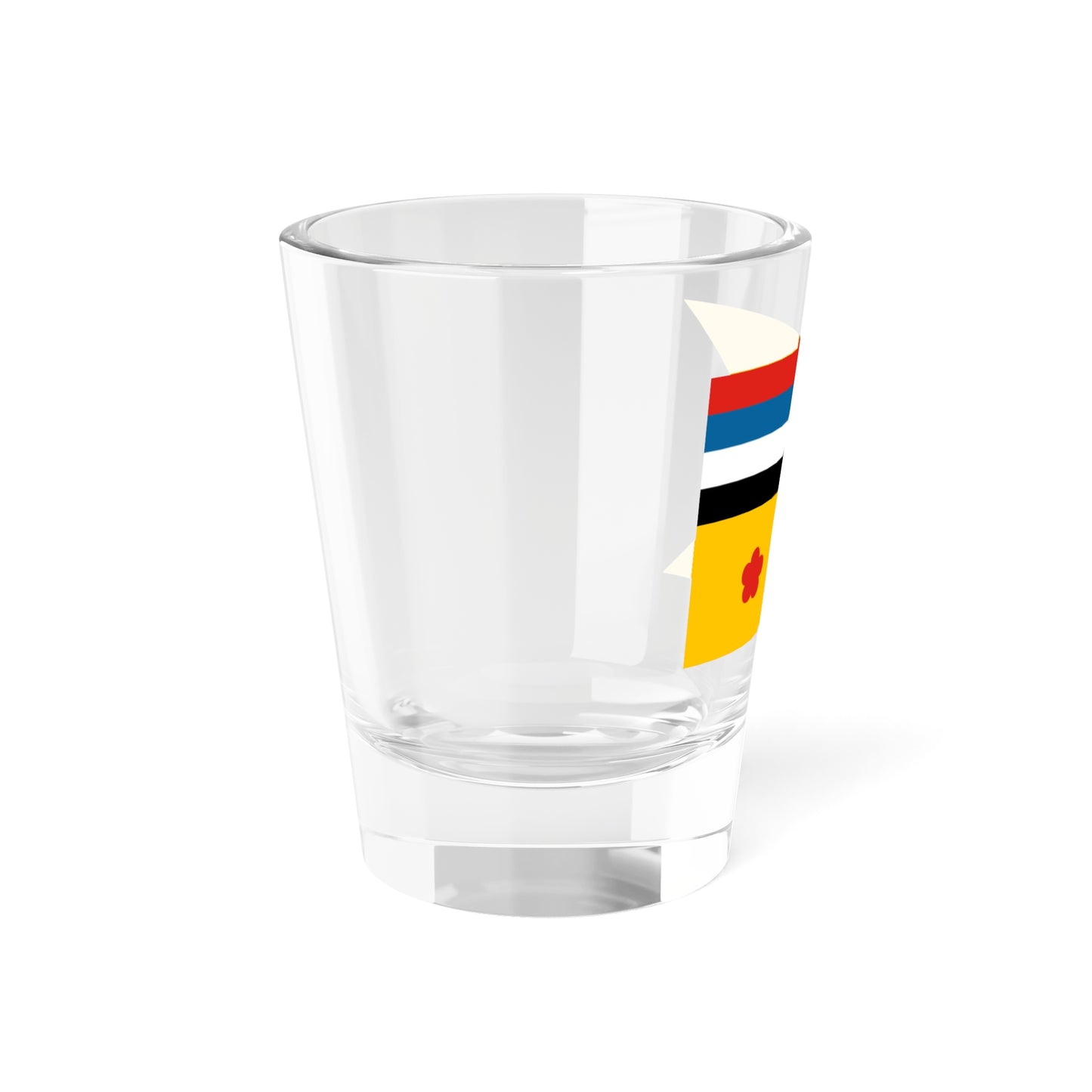 Flag of commodore of the Navy of Manchukuo (China) Shot Glass 1.5oz