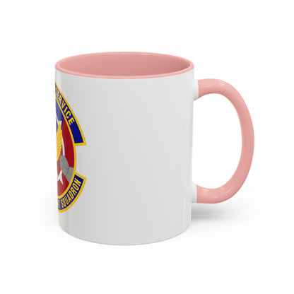 87 Force Support Squadron AMC (U.S. Air Force) Accent Coffee Mug