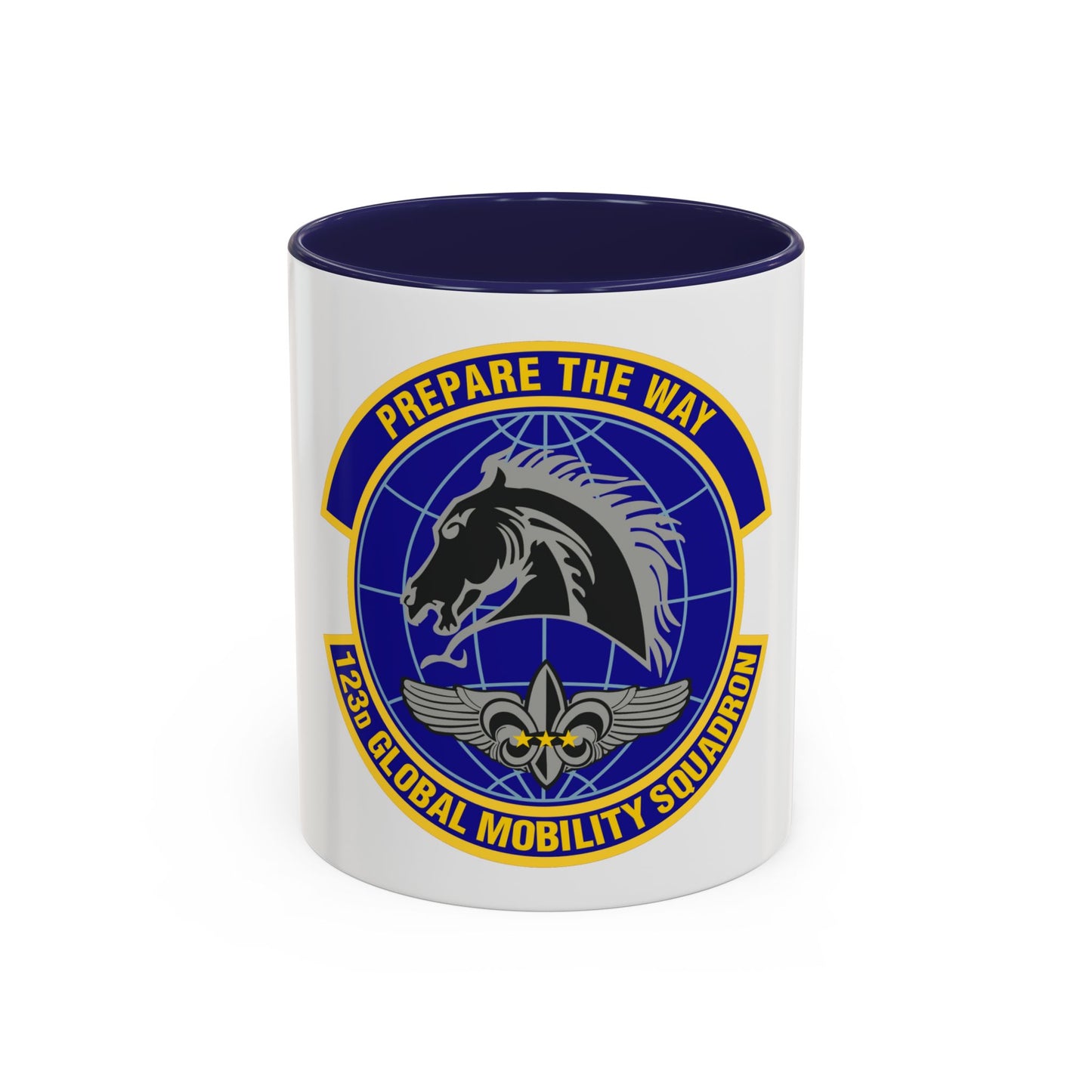 123d Global Mobility Squadron (U.S. Air Force) Accent Coffee Mug