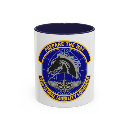 123d Global Mobility Squadron (U.S. Air Force) Accent Coffee Mug