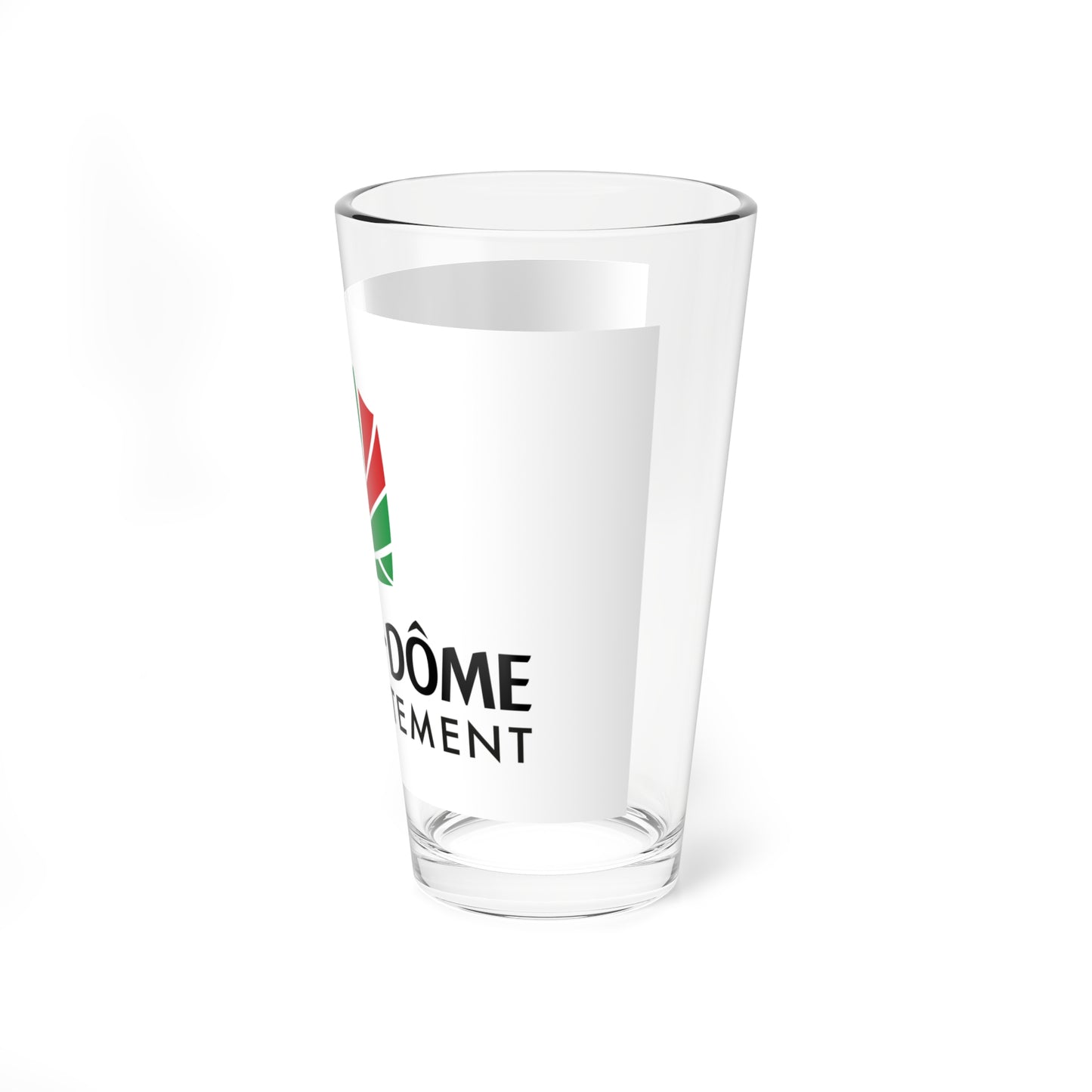 Flag of the Department of Puy-de-Dome (France) Pint Glass 16oz