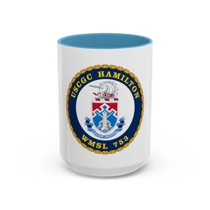USCGC Hamilton WMSL 753 (U.S. Coast Guard) Accent Coffee Mug