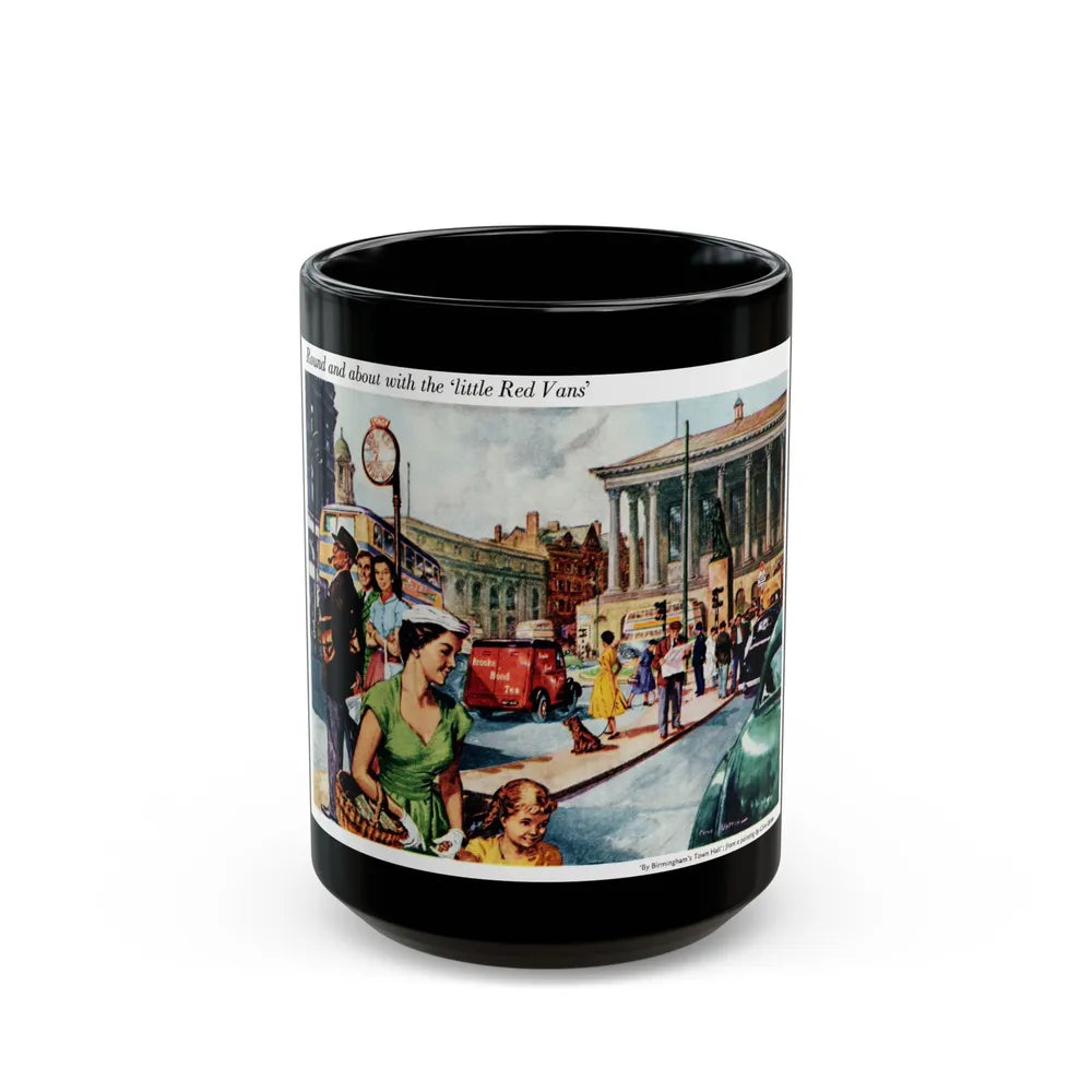 Brooke Bond Tea advertisement, 1955 - Black Coffee Mug-15oz-Go Mug Yourself