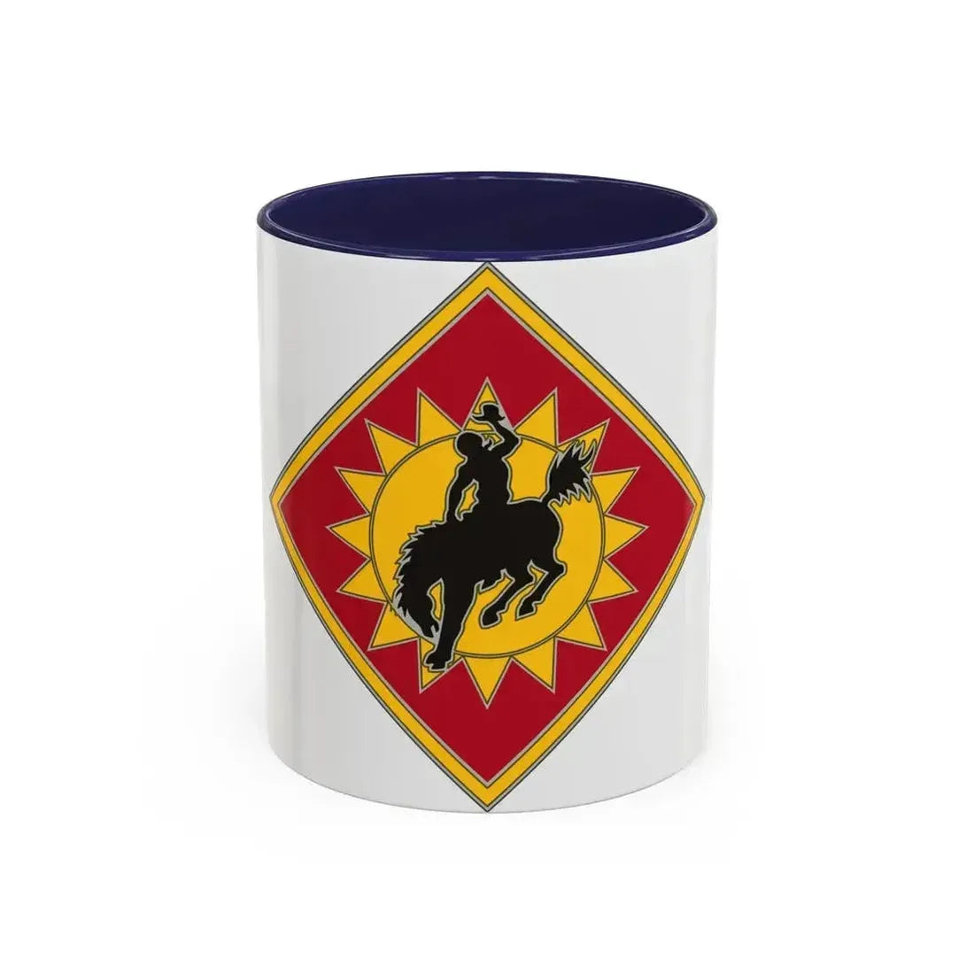 115th Field Artillery Brigade (U.S. Army) Accent Coffee Mug 11oz Navy - Go Mug Yourself