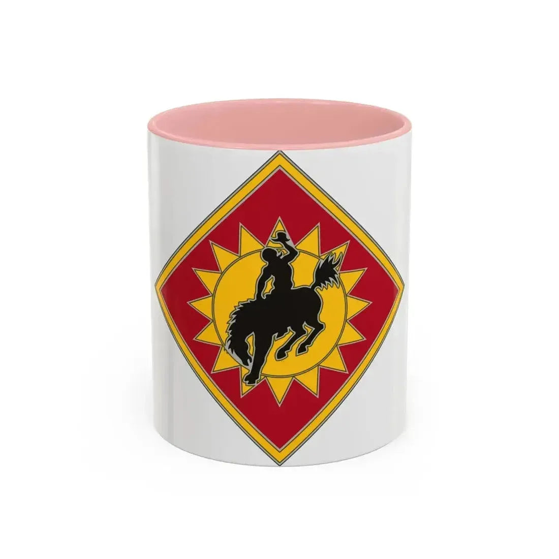 115th Field Artillery Brigade (U.S. Army) Accent Coffee Mug 11oz Pink - Go Mug Yourself