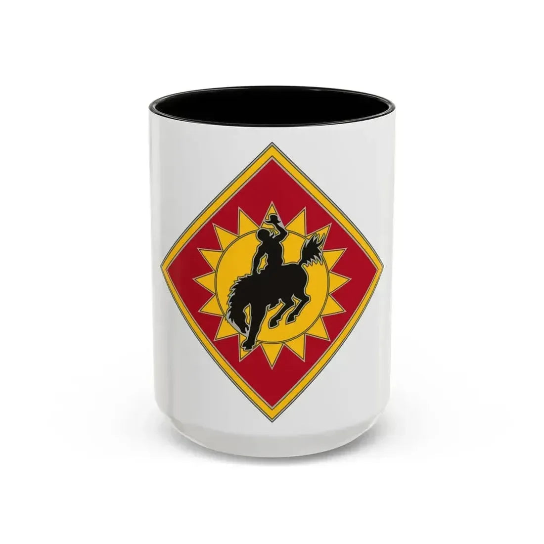 115th Field Artillery Brigade (U.S. Army) Accent Coffee Mug 15oz Black - Go Mug Yourself